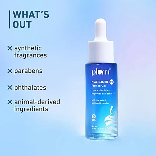 PLUM FACE SERUM NIACINAMIDE 5%- 30ML