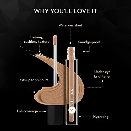 SUGAR AUTO CORRECT CREASELESS CONCEALER 12 CON LECHE 2GM