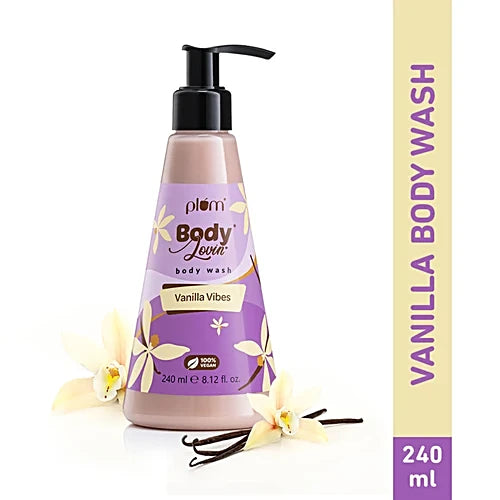 PLUM BODY LOVIN' BODY WASH- VANILLA VIBES - 100ML