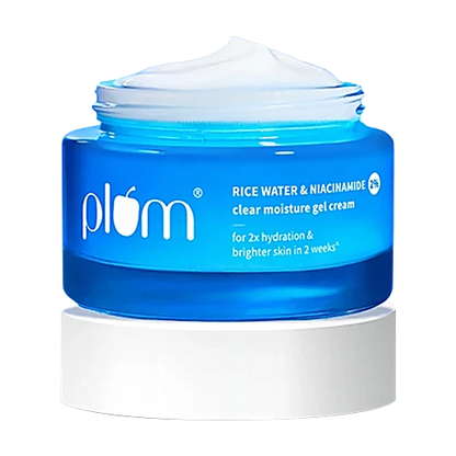 PLUM CLEAR MOISTURE GEL CREAM RICE WATER & NIACINAMIDE - 50G