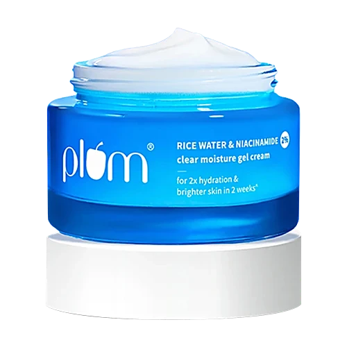 PLUM CLEAR MOISTURE GEL CREAM RICE WATER & NIACINAMIDE - 50G