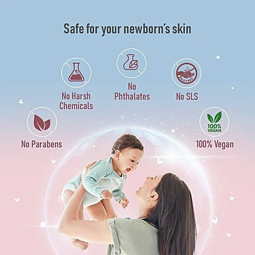 SEBAMED BABY FACE & BODY WASH FOAM 400ML