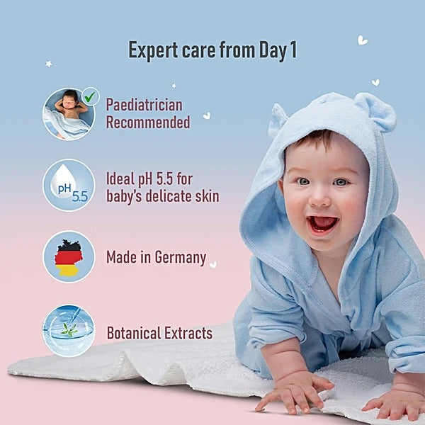 SEBAMED BABY FACE & BODY WASH FOAM 400ML