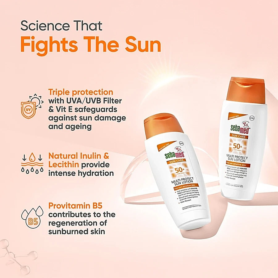 SEBAMED MULTIPROTECT SUN LOTION SPF 50+ 150ML