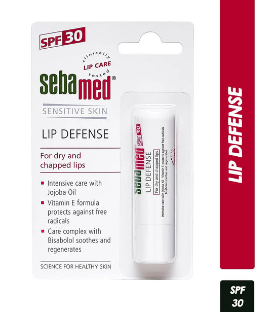 SEBAMED LIP DEFENSE LIP BALM WITH SPF 30+  4.8GM