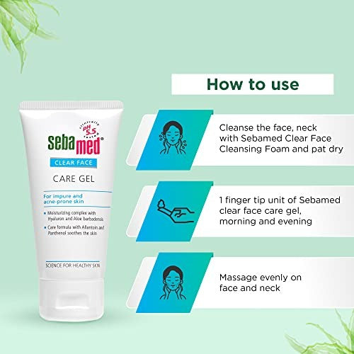 SEBAMED CLEAR FACE CARE GEL 50 ML
