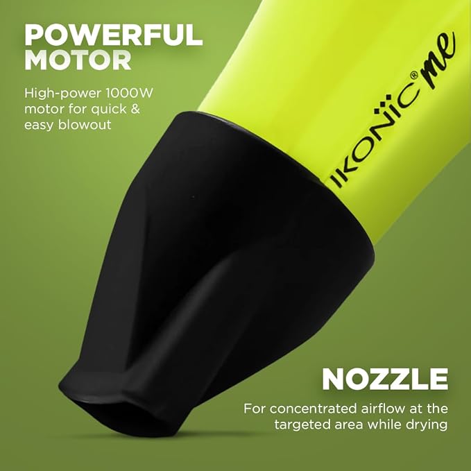 IKONIC MINI SPEEDY HAIR DRYER - GREEN