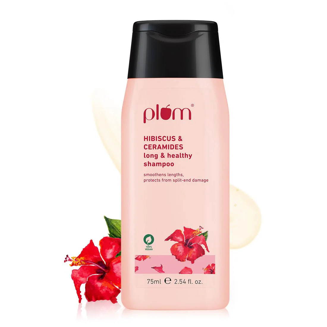 PLUM LONG & HEALTHY SHAMPOO HIBISCUS & CERAMIDES - 75 ML