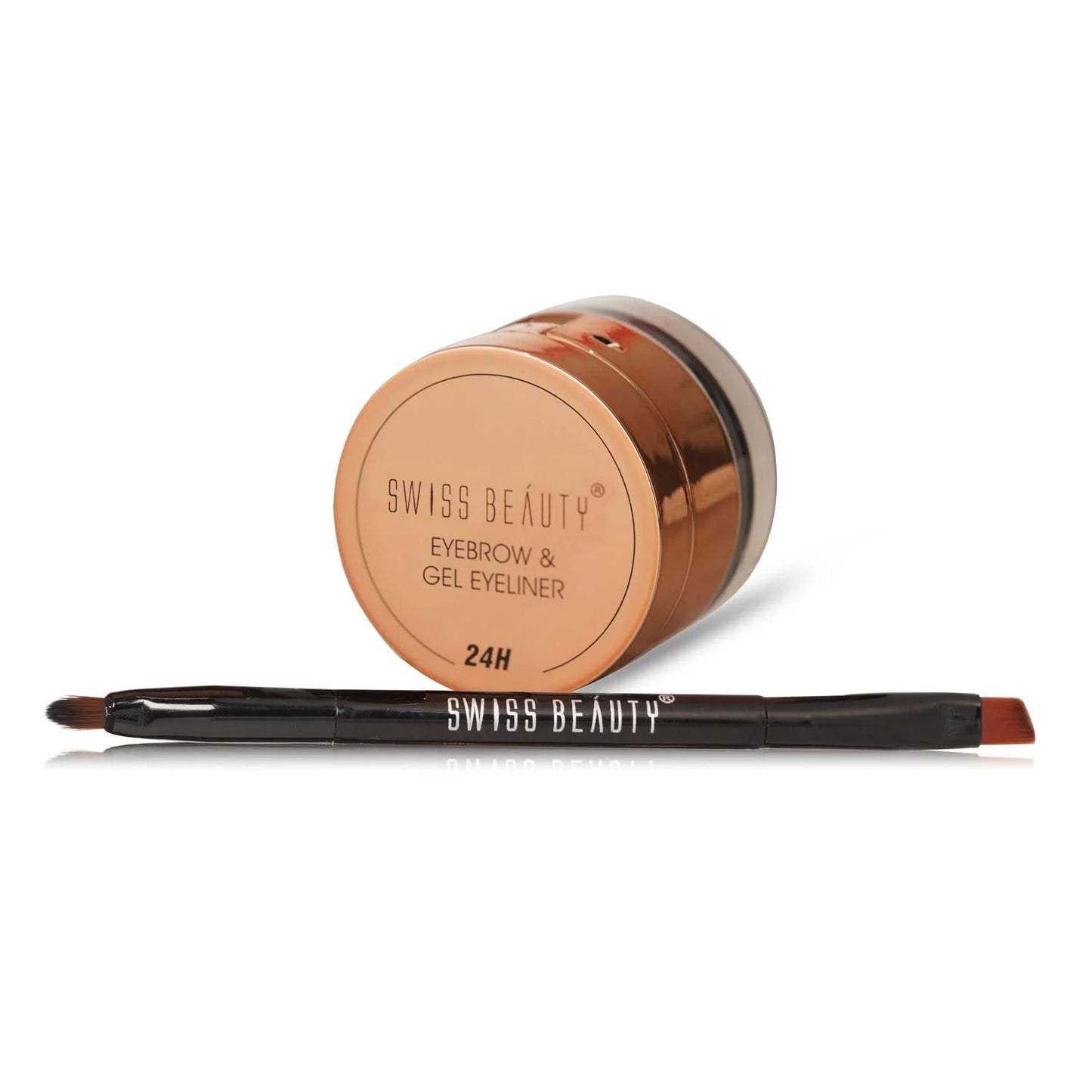 SWISS BEAUTY EYEBROW & GEL EYELINER BLACK 7G