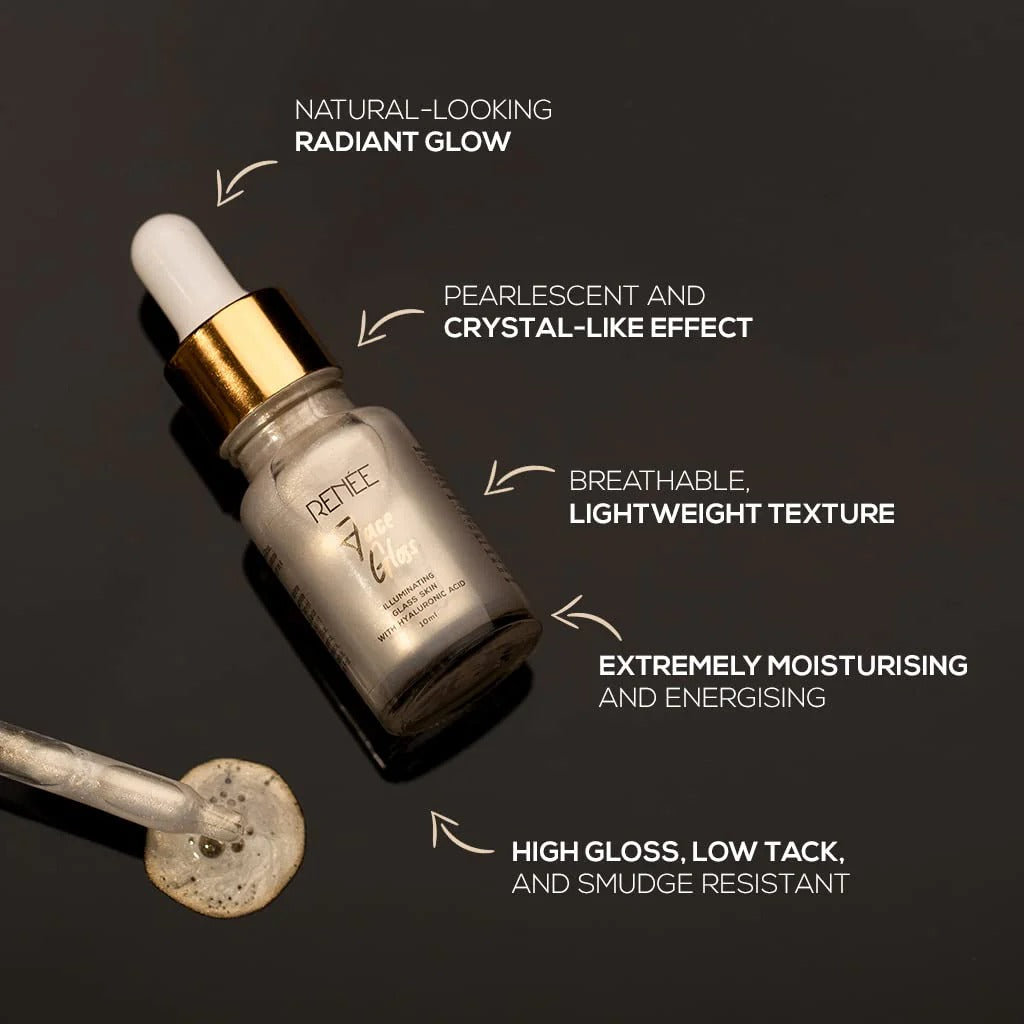 RENEE FACE GLOSS HIGHLIGHTER GOLD-10 ML