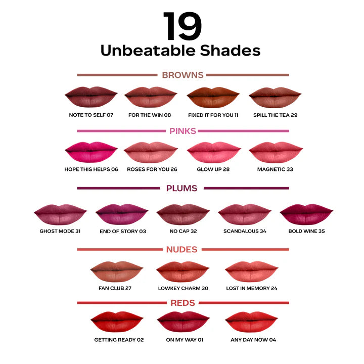 FACES CANADA COMFY MATTE LIP COLOR ANY DAY NOW- 3.8ML