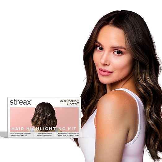 STREAX HAIR HIGHLIGHTING KIT CAPPUCCINO BROWN- 75GM