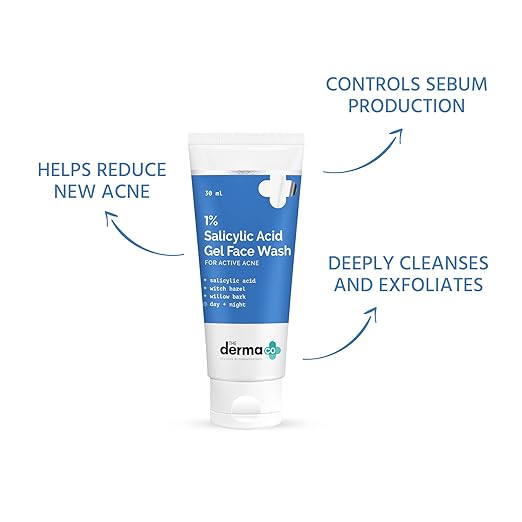 THE DERMA CO SALICAYLIC GEL FACE WASH 30ML