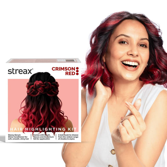 STREAX HAIR HIGHLIGHTING KIT CRIMSON RED 40 HM 180GM
