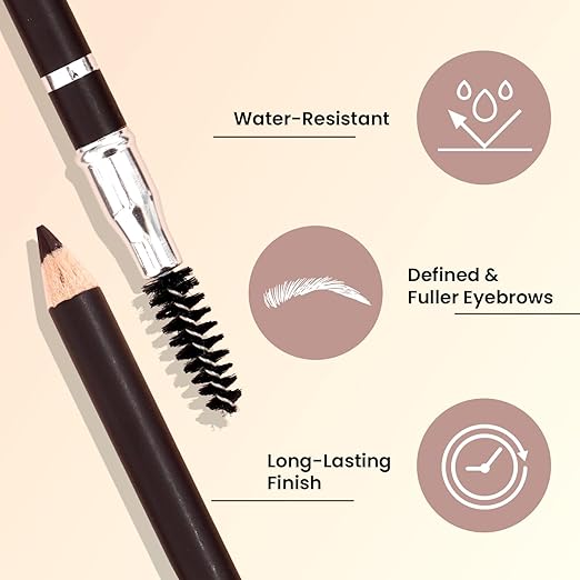 SWISS BEAUTY EYEBROW PENCIL SB1204- 04 BLACK 1.5G
