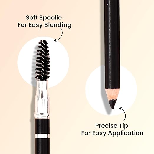 SWISS BEAUTY EYEBROW PENCIL SB1204- 04 BLACK 1.5G