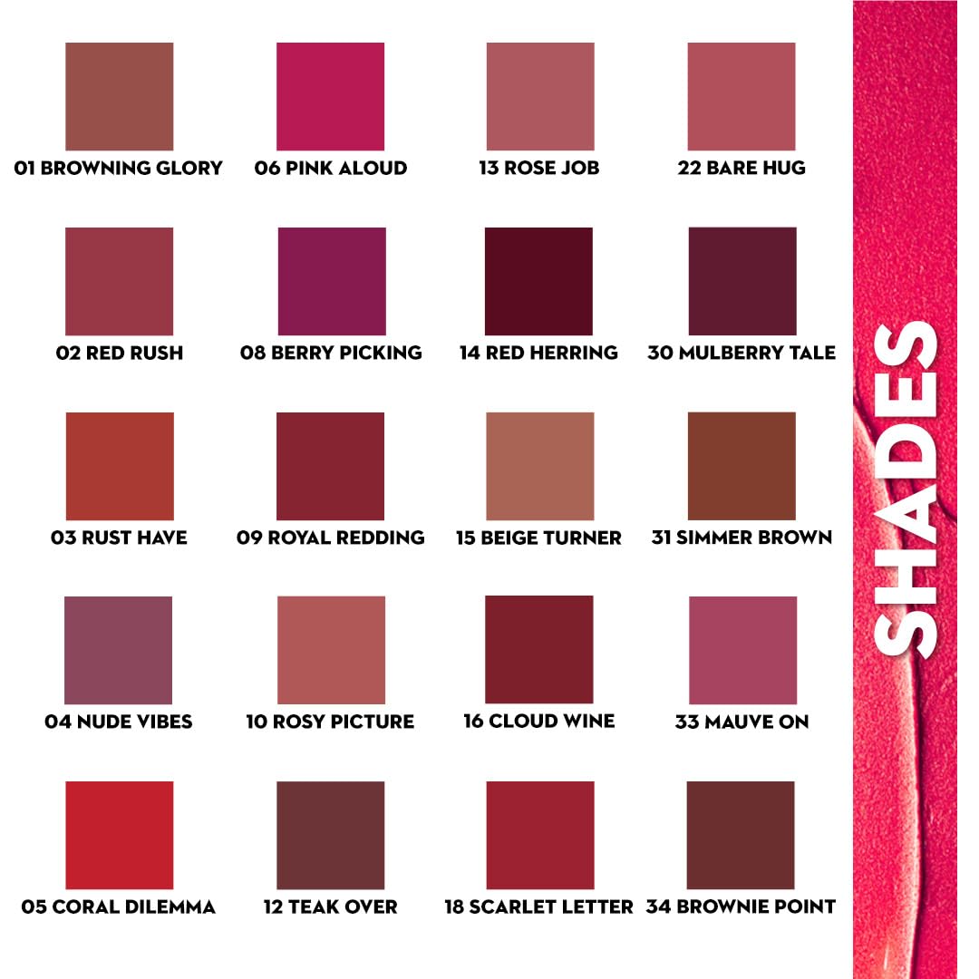 SUGAR NOTHING TO ELSE MATTER LONG WEAR LIPSTICK - 04 NUDE VIBES 3.5GM