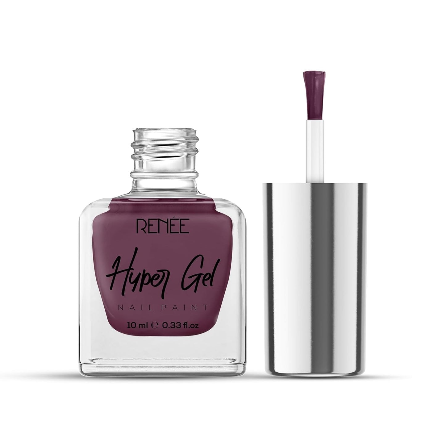 RENEE HYPER GEL NAIL PAINT BURGUNDY VIOLET - 10ML