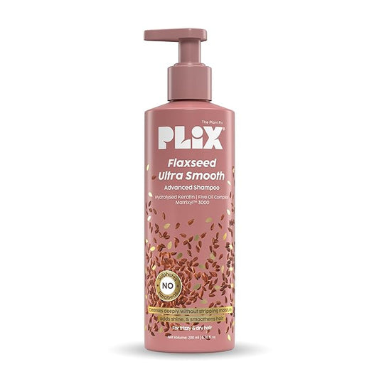 PLIX FLAXSEED ULTRA SMOOTH ADVANCED SHAMPOO 200ML