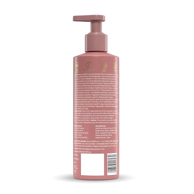 PLIX FLAXSEED ULTRA SMOOTH ADVANCED SHAMPOO 200ML