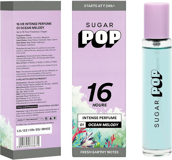 SUGAR POP INTENSE PERFUME-01 OCEAN MELODY 15ML