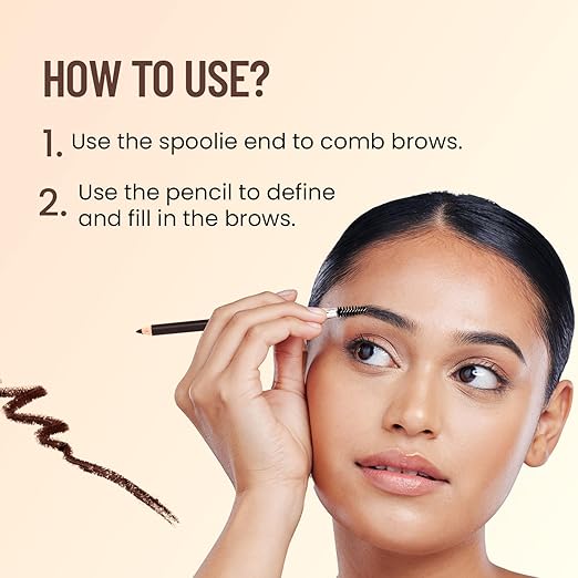 SWISS BEAUTY EYEBROW PENCIL SB1204- 03 DEEP BROWN 1.5G