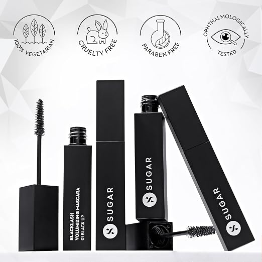 SUGAR BACKLASH VOLUMIZING MASCARA 01 BLACK UP 6.5GM
