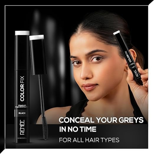RENEE COLOR FIX INSTANT HAIR COLOUR TOUCH UP STICK BLACK- 15 ML