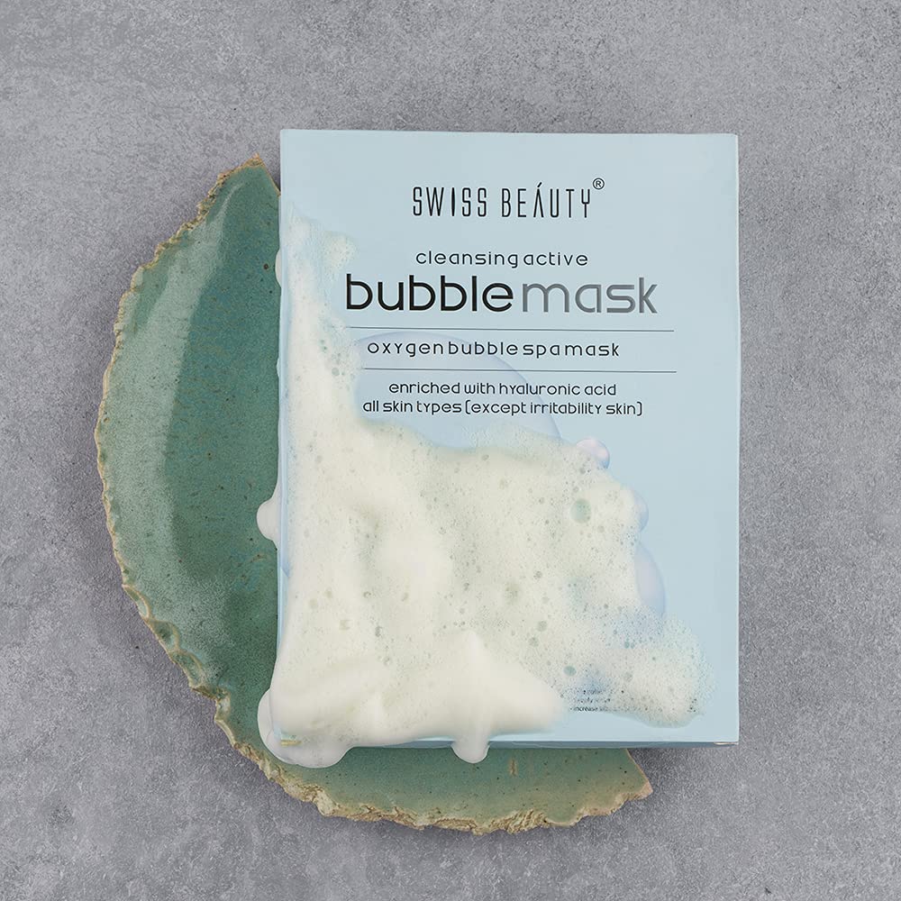 SWISS BEAUTY CLEANSING ACTIVE BUBBLE MASK 30ML