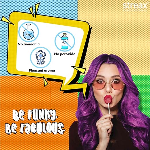 STREAX FUNKY COLOR FLIRTY RED 100GM