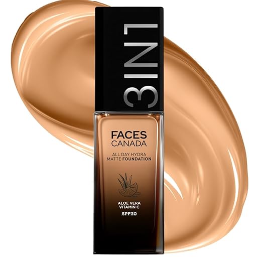 FACES CANADA 3IN1 FOUNDATION ABSOLUTE IVORY 30ML