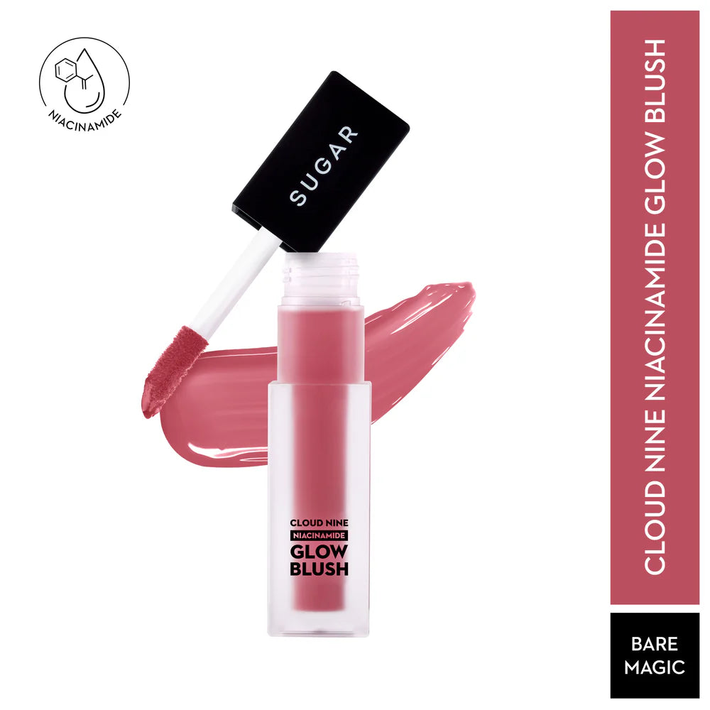 SUGAR CLOUD NINE NIACINAMIDE GLOW BLUSH-01 BARE MAGIC 7.6ML