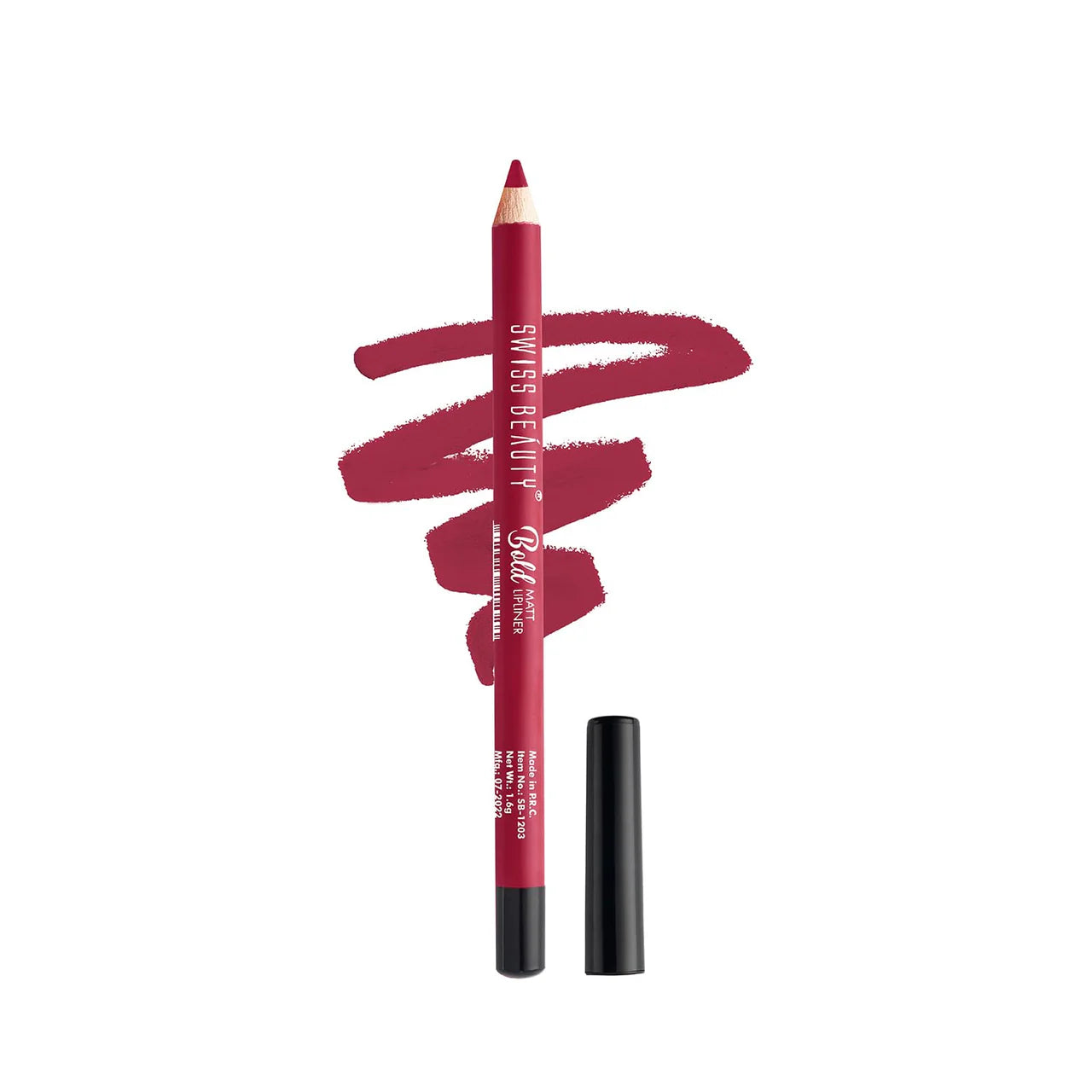 SWISS BEAUTY BOLD MAT LIPLINER -SB1203-PERFECT MAROON-15, 1.6G