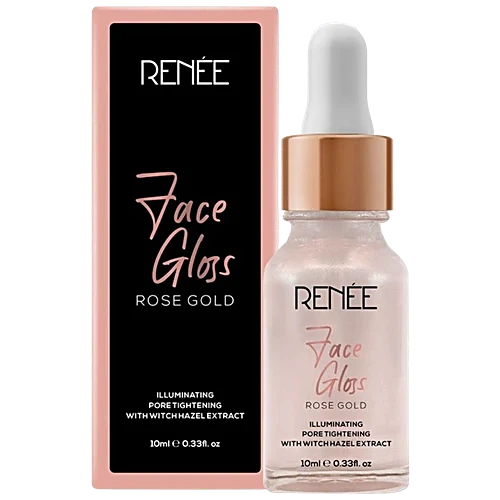 RENEE FACE GLOSS HIGHLIGHTER GOLD-10 ML