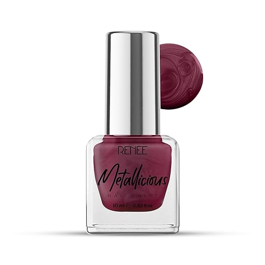 RENEE METTALICIOUS NAIL PAINT CHRISTMAS RED - 10ML