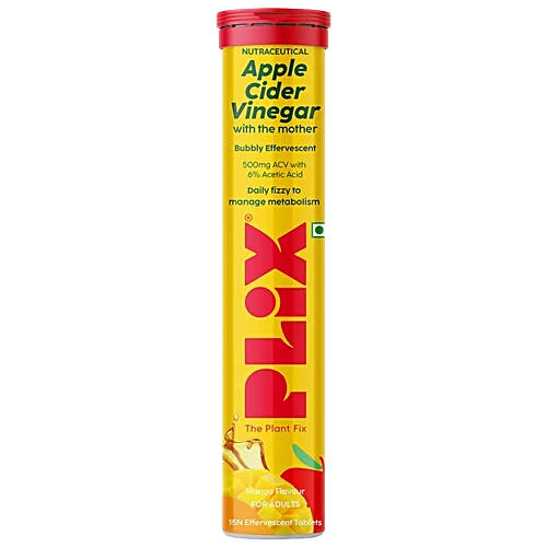PLIX APPLE CIDER VINEGAR TABLET MANGO  15NOS