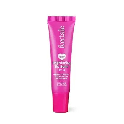 FOXTALE BRIGHTENING LIP BALM CLEAR GLAZE 12G
