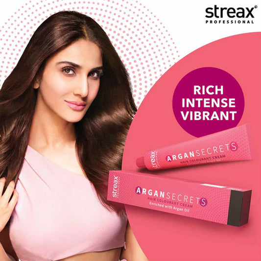 STREAX ARGANSECRETS HAIRCOLOURANTCREAM FLAMERED 0.6 (90GM)