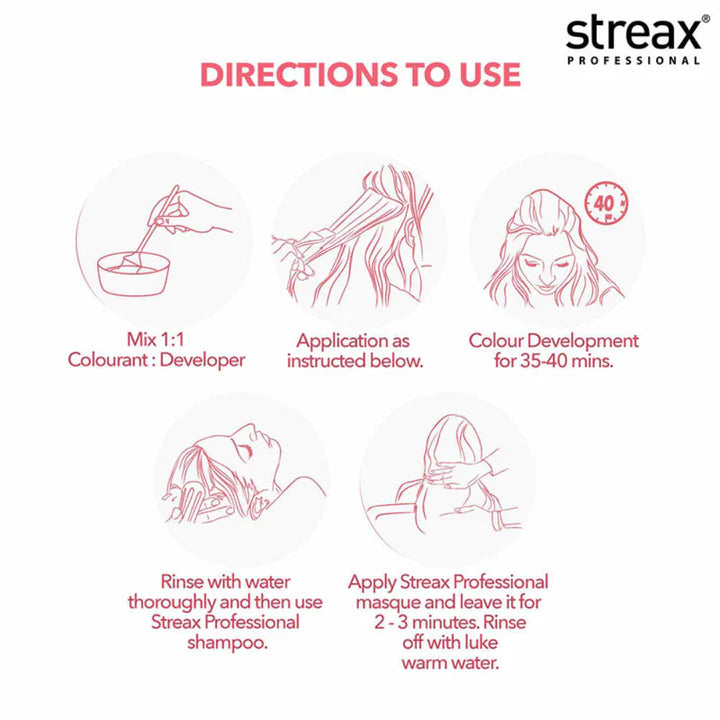 STREAX ARGANSECRETS HAIRCOLOURANTCREAM FLAMERED 0.6 (90GM)
