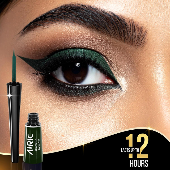 AIRIC BRUSH TIP EYE LINER ELECTRIC GREEN