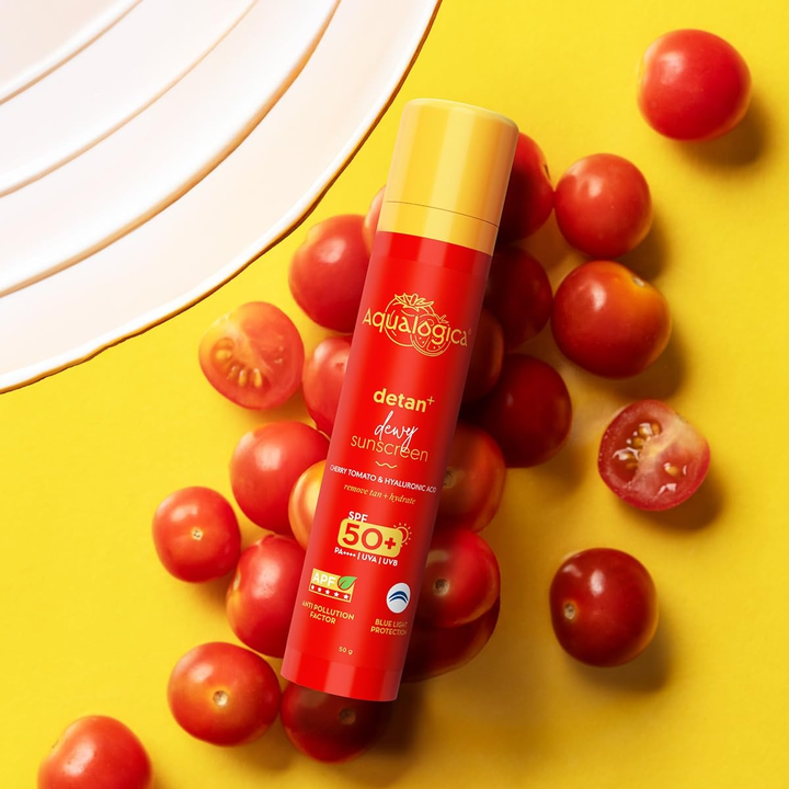 AQUALOGICA DETAN+ DEWY SUNSCREEN SPF50+ 50G