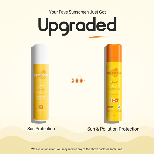 AQUALOGICA GLOW + DEWY SUNSCREEN PAPAYA+ VIAMIN C 50G
