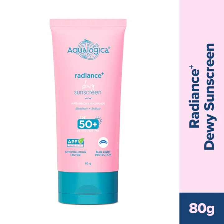 AQUALOGICA RADIANCE SUNSCREEN WATERMELON & NIACINAMIDE SPF 50+ 80G