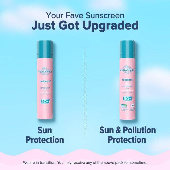 AQUALOGICA RADIANCE+ DEWY SUNSCREEN WATERMELON + NIACINAMIDE- 50GM