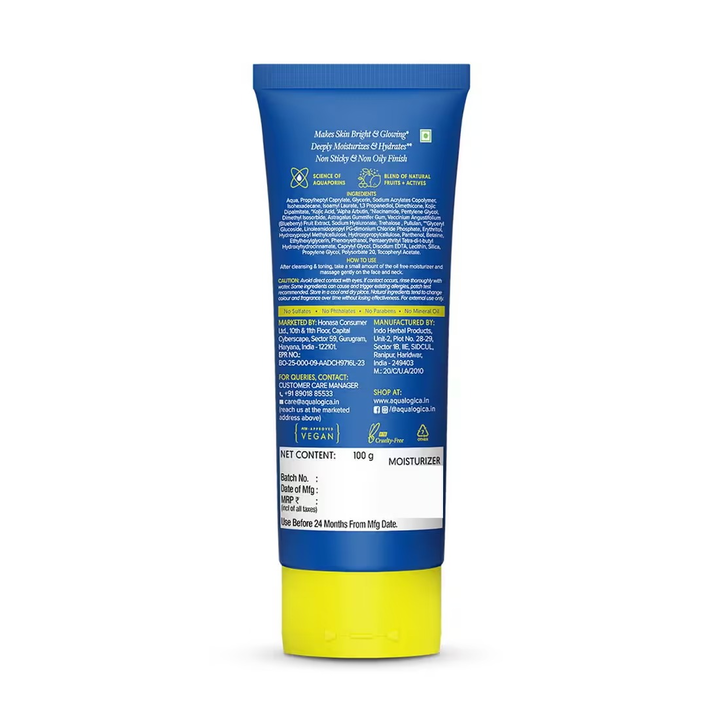 AQUALOGICA BRIGHT+OIL FREE MOISTURIZER 100G