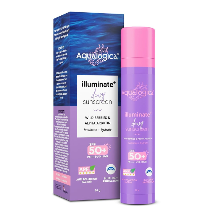 AQUALOGICA ILLUMINATE DEWY SUNSCREEN SPF50+ 50G
