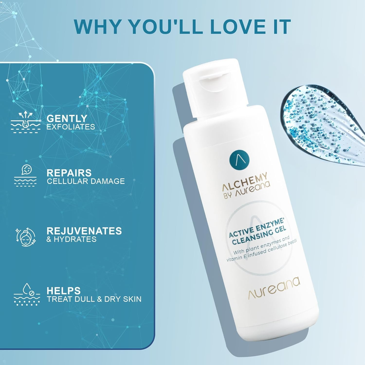 AUREANA ACTIVE ENZYME+CLEANSING GEL ABA03- 100ML