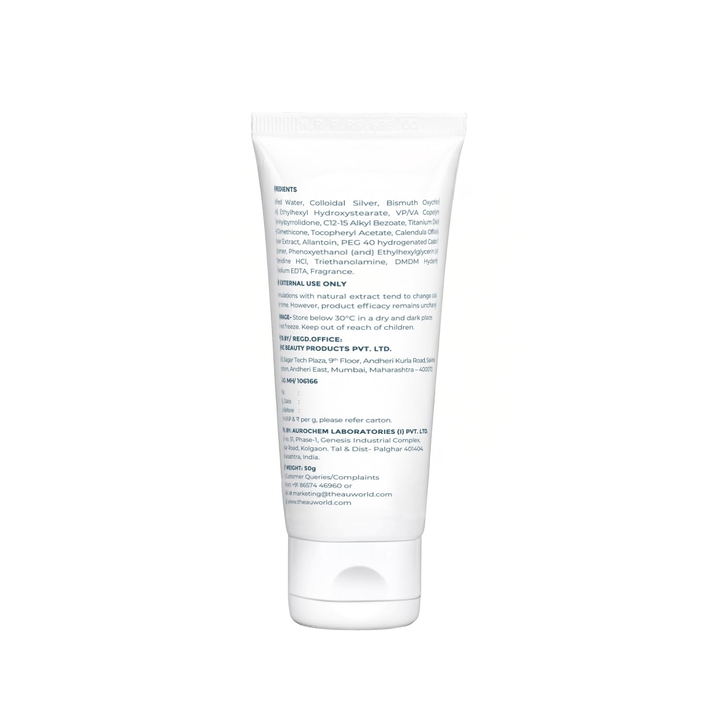 AUREANA ALCHEMY ANTI BACTERIAL PURIFYING SILVER FACE MASK- 50GM