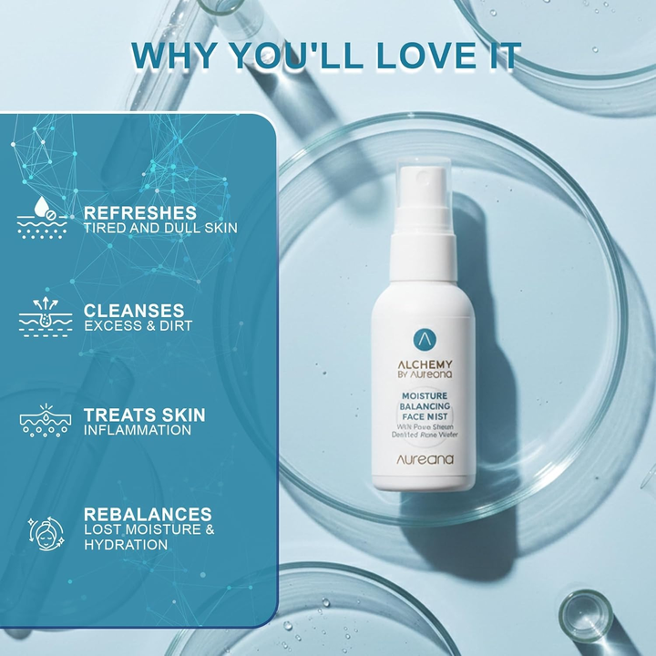 AUREANA ALCHEMY MOISTURE BALANCING FACE MIST- 50ML