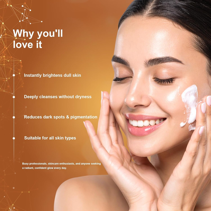 AUREANA LUMINOS BRIGHTENING FACE WASH -50ML